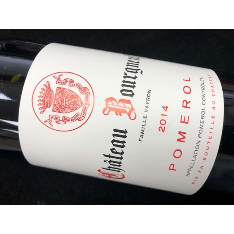 CHATEAU BOURGNEUF Famille Vayron, Pomerol 2014/15 Bottle/nc Image