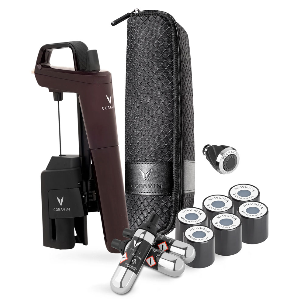 CORAVIN Timeless Model Six Preservation System Hermitage Red Limited Edition Premium Gift Set Image