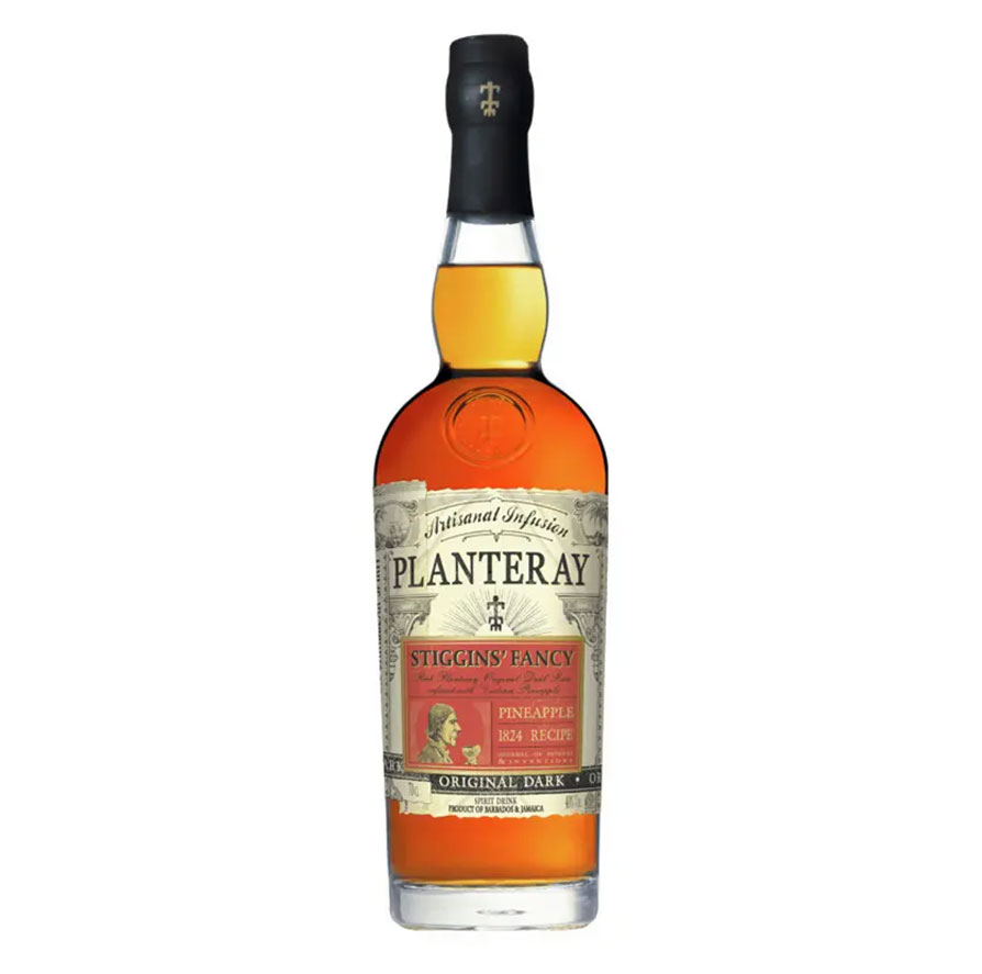 PLANTERAY RUM Stiggins Fancy Pineapple 'Infused. Not Flavoured' Pineapple Rum Bottle (70cl) 40%abv Image