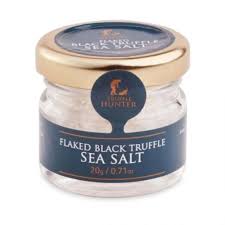 TRUFFLE HUNTER Flaked Black Truffle Sea Salt 20g Jar Image