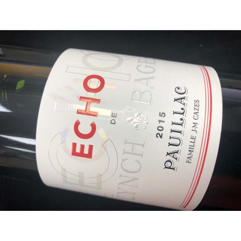 ECHO DE LYNCH BAGES (2nd Wine of Lynch Bages) Pauillac 2015 Bottle Image