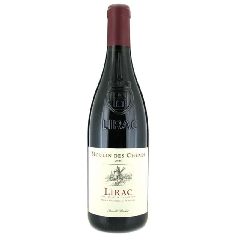 MOULIN DES CHENES Lirac 2016 Bottle (Syrah/Cinsault Grenache) 14%abv Image