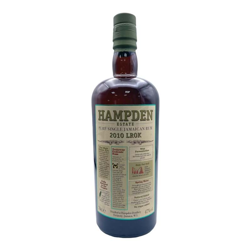 HAMPDEN ESTATE 2010 LROK Single Estate Jamaican Rum Bottle (70cl) 47%abv - NO DISCOUNT Image