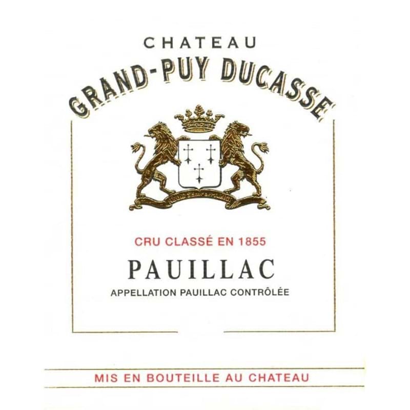 CHATEAU GRAND-PUY DUCASSE 5em Cru Classe 2020 Wooden Case x 6 Bottles - PRE-RELEASE Image