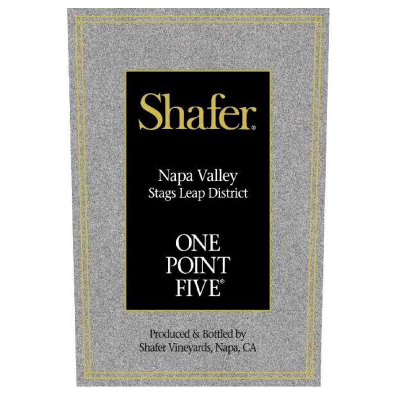SHAFER One Point Five (Cabernet/Malbec) 2018 CASE x 12 Bottles - PRE-RELEASE Image