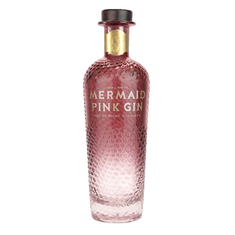 WIGHT Mermaid Isle of Wight Pink Gin Bottle (70cl) 38%abv Image