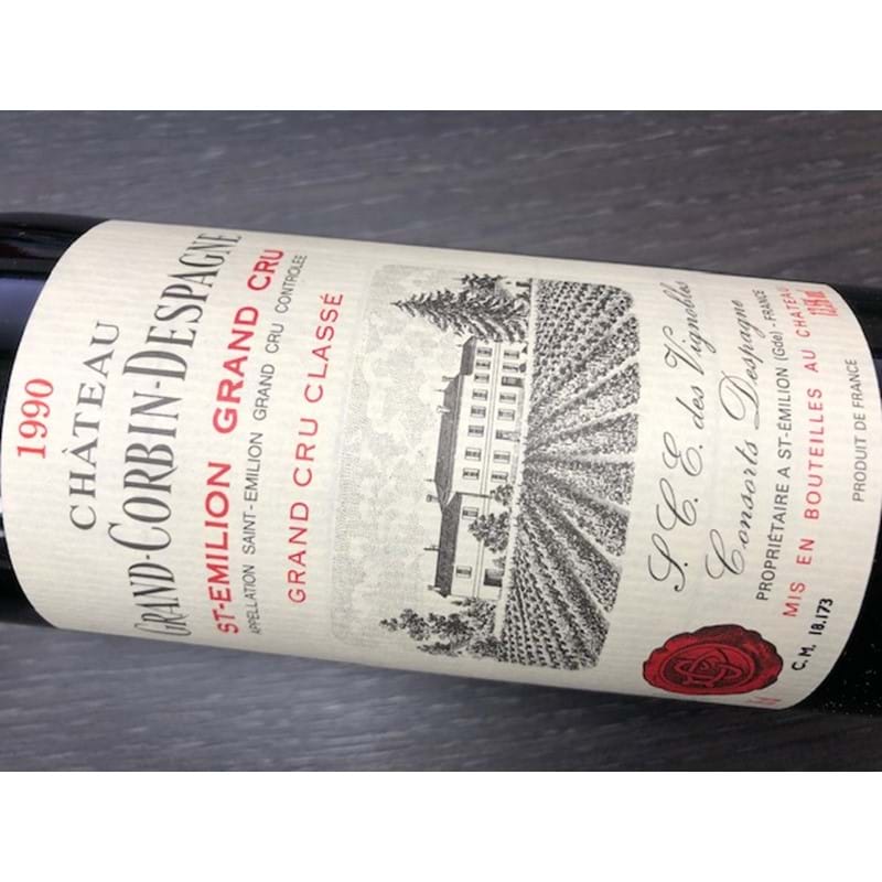 CHATEAU GRAND CORBIN DESPAGNE Grand Cru Classe 1990 Bottle/nc ORG - NO DISCOUNT Image