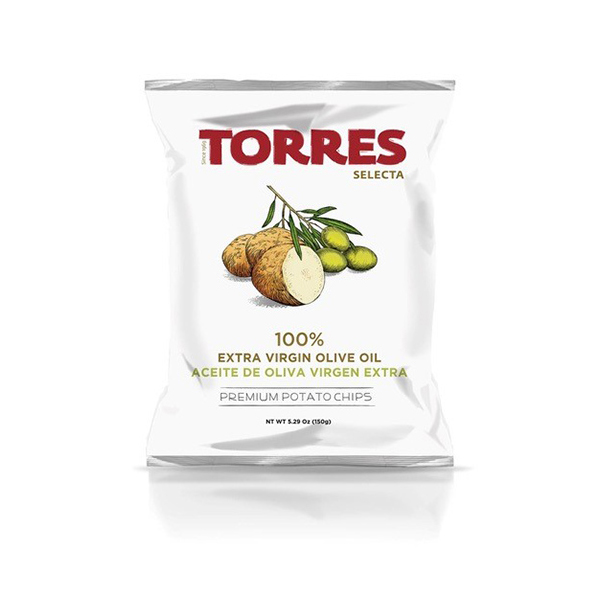 TORRES 'Selecta' Extra Virgin Olive Oil Crisps 125g Bag Image