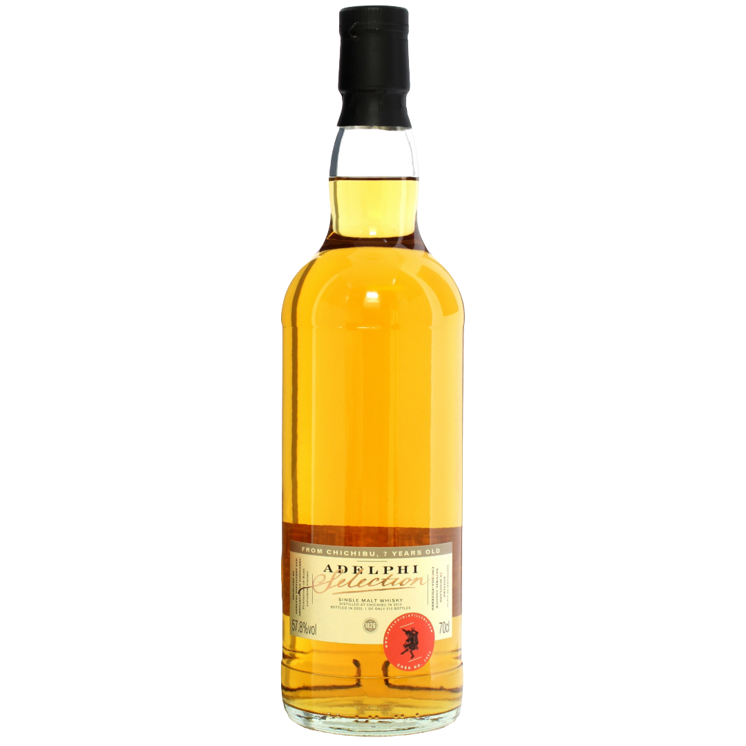 ADELPHI 'Selection' Single-Cask 7 Year Old Chichibu (3090) Single Malt Japanese Whisky Bottle (70cl) 57.8%abv Image