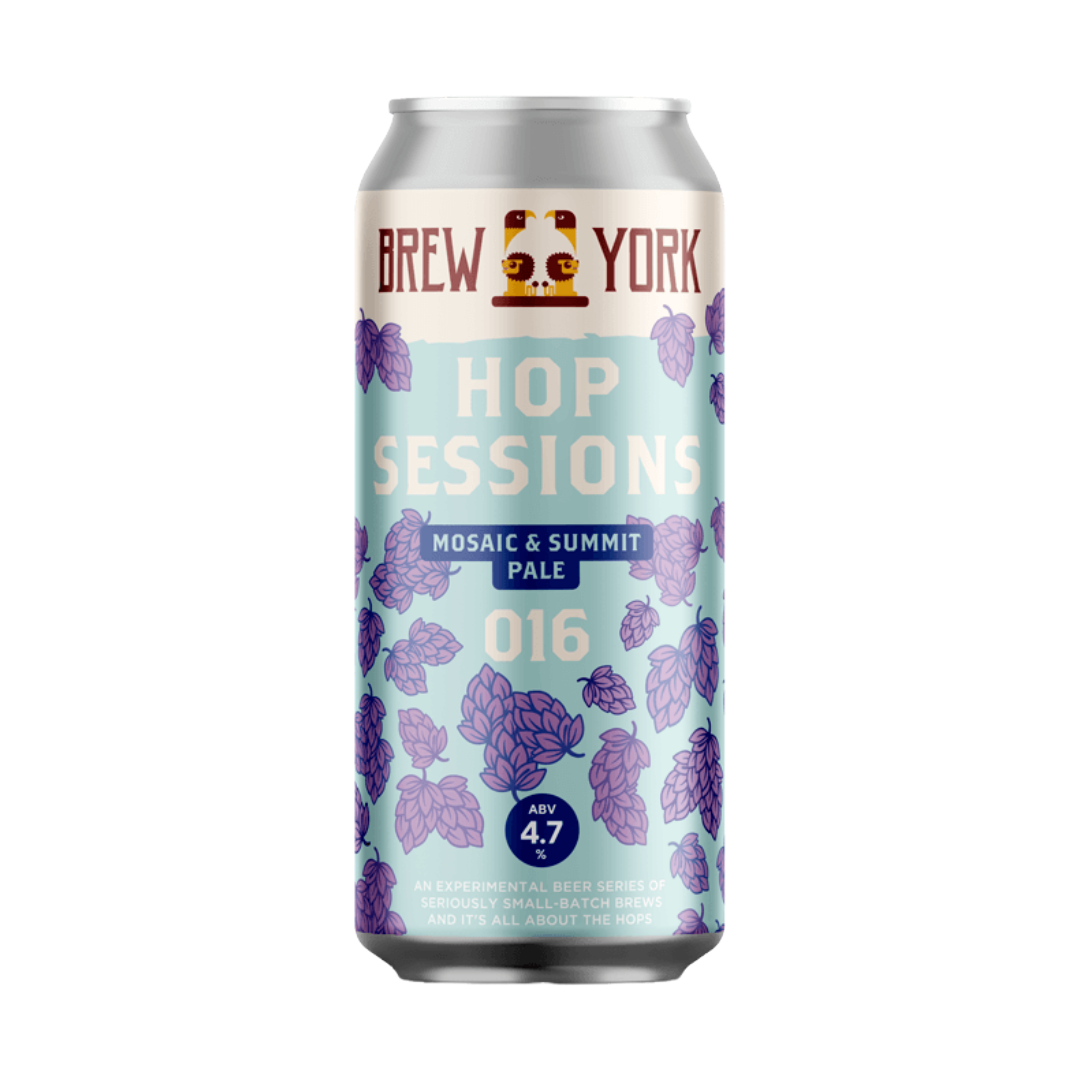 BREW YORK 'Hop Sessions 016' Pale Ale (Mosaic/Summit) Can (440ml) 4.7%abv Image