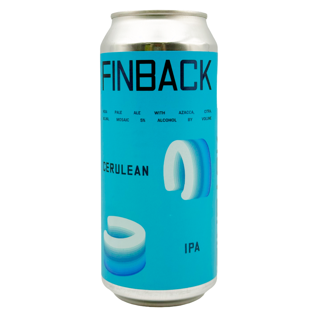 FINBACK BREWERY 'Cerulean' Hazy Indian Pale Ale CAN (473ml) 5%abv Image