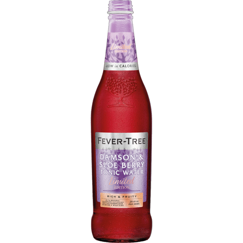 FEVER-TREE Damson & Sloe Tonic Water - Limited Edition Bottle (500ml) GF/DF/VEG/VGN - SINGLE Image