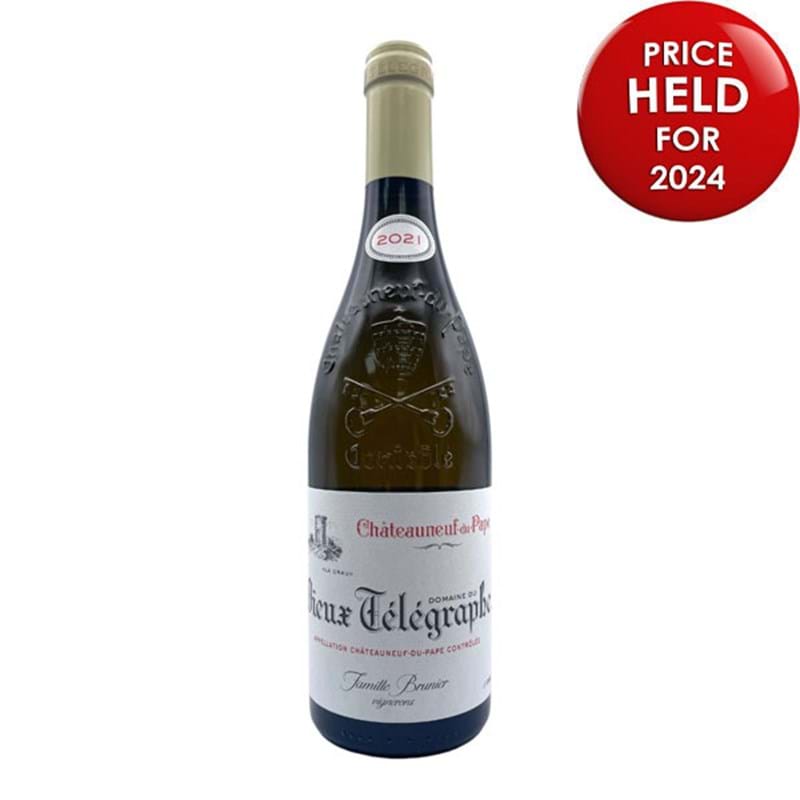DOMAINE DU VIEUX TELEGRAPHE Chateauneuf-du-Pape 'La Crau' BLANC 2021 Bottle (40% Clairette, 25% Grenache, 25% Rouss) Image