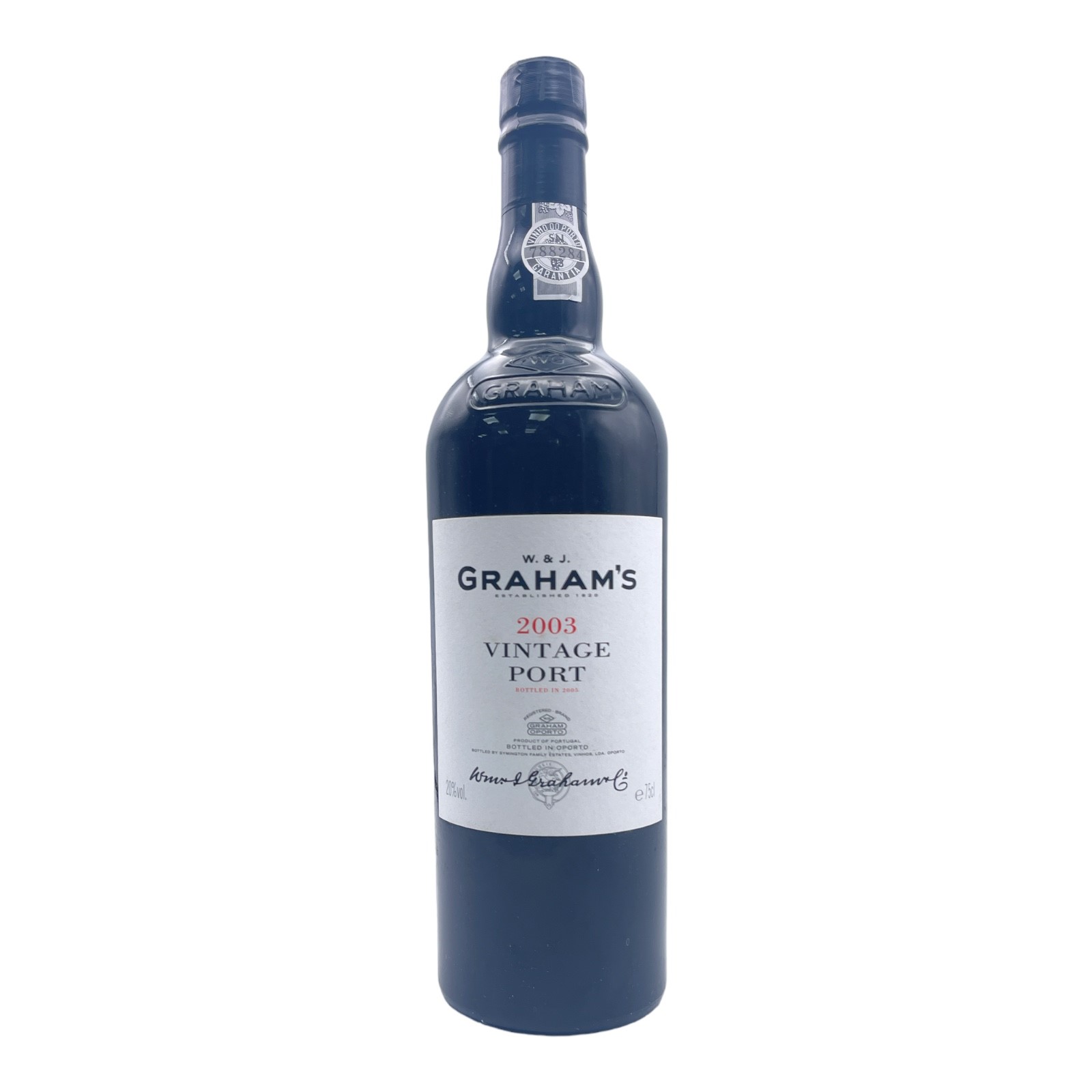 W& J GRAHAM'S Vintage Port 2003 Bottle Image