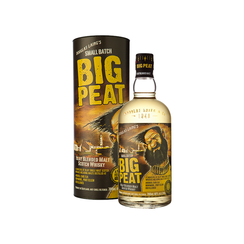 BIG PEAT 'Original' Small Batch Islay Blended Malt Whisky Bottle (70cl) 46%abv Image