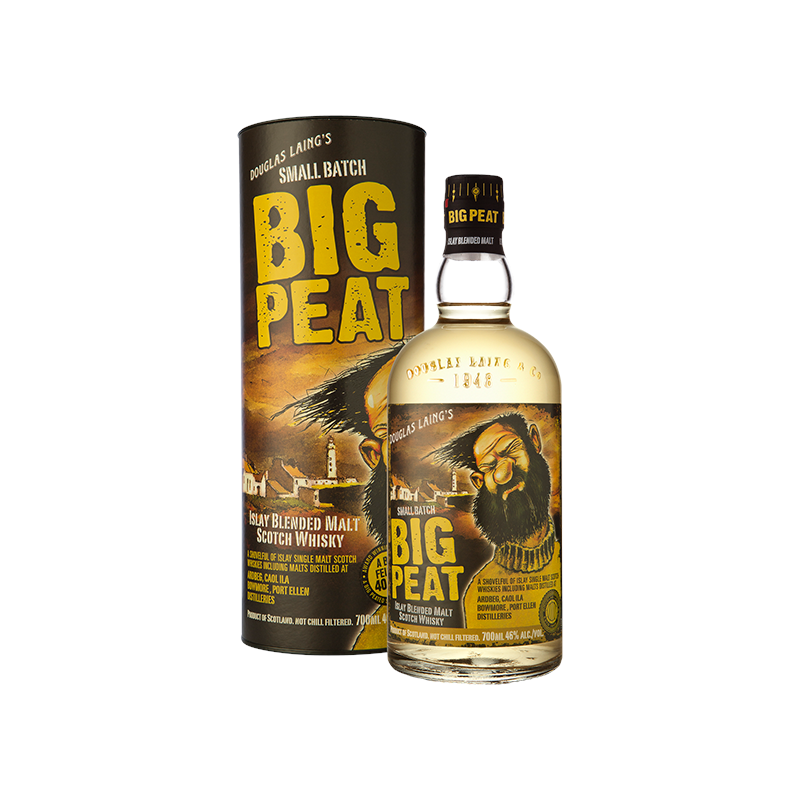 BIG PEAT 'Original' Small Batch Islay Blended Malt Whisky Bottle (70cl) 46%abv Image