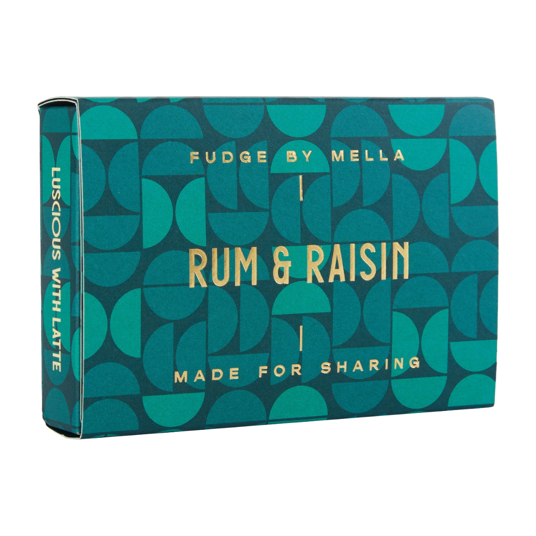 FUDGE BY MELLA Rum & Raisin Box (170g) (Christmas) Image