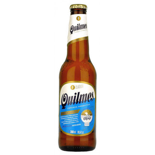 QUILMES Argentinian Lager CASE x 24 Bottles 4.9%abv (340ml) Image