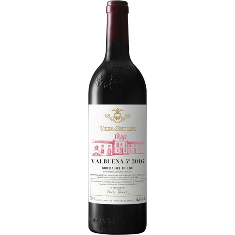 VEGA SICILIA Valbuena 5 2016 Bottle - NO DISCOUNT Image