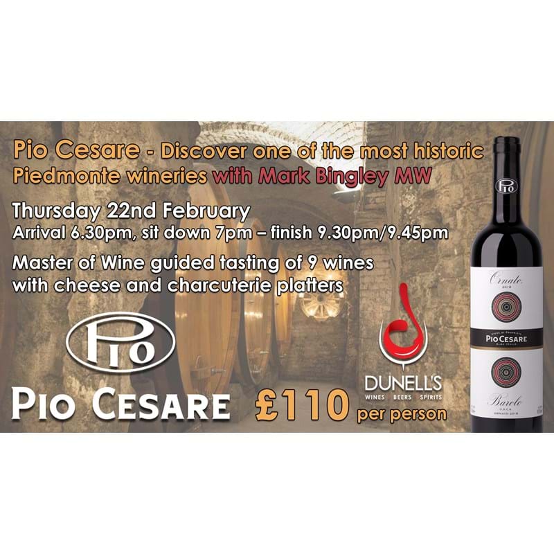 Pio Cesare - Discover one of the most historic Piedmonte wineries with Mark Bingley MW - 22nd February 2024   Image