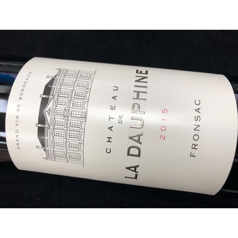 CHATEAU DE LA DAUPHINE Canon Fronsac 2015 Bottle/nc ORG Image