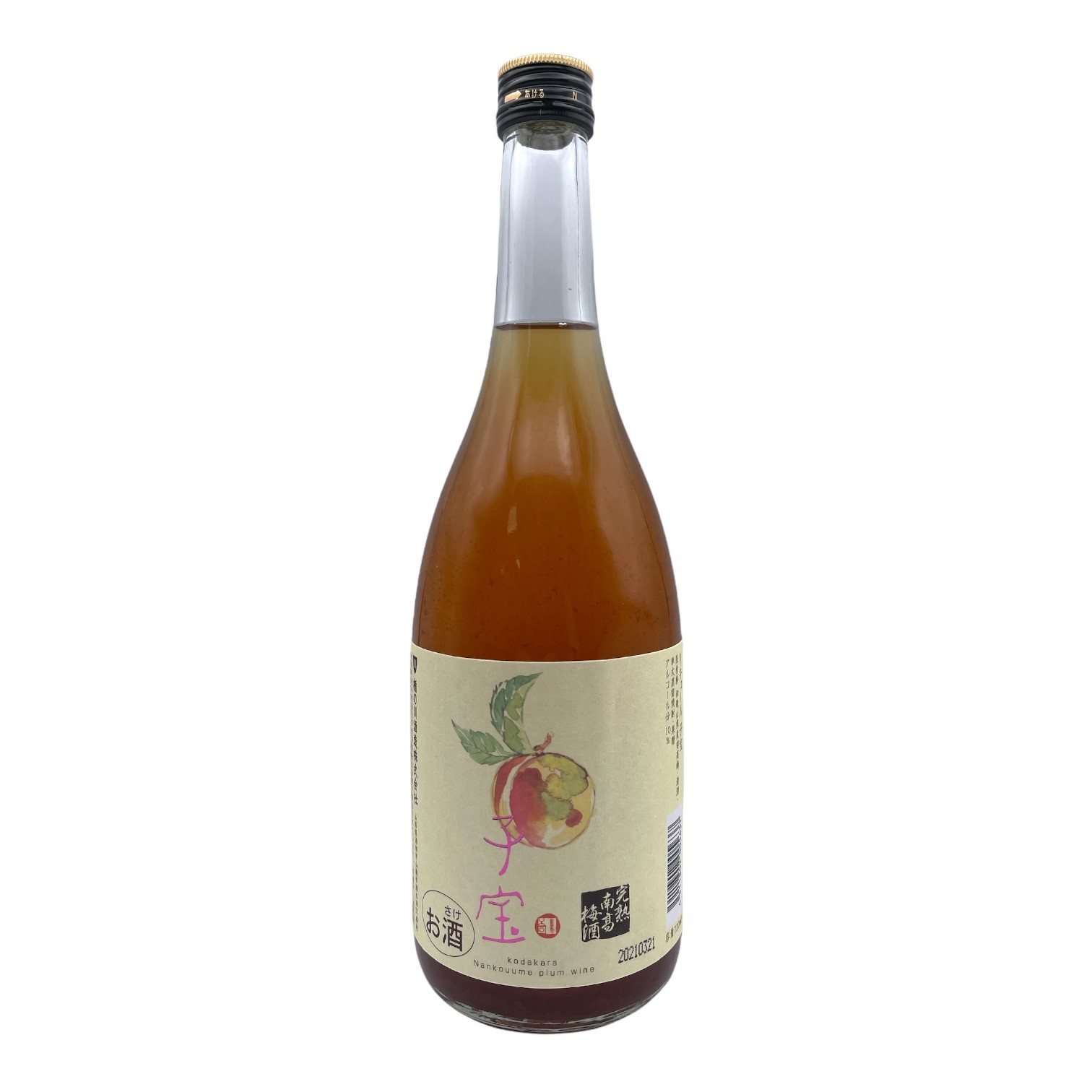 TATENOKAWA Kodakara Nanko Ume-shu Plum Liqueur - Yamagata Prefecture Bottle (72cl) 10%abv Image