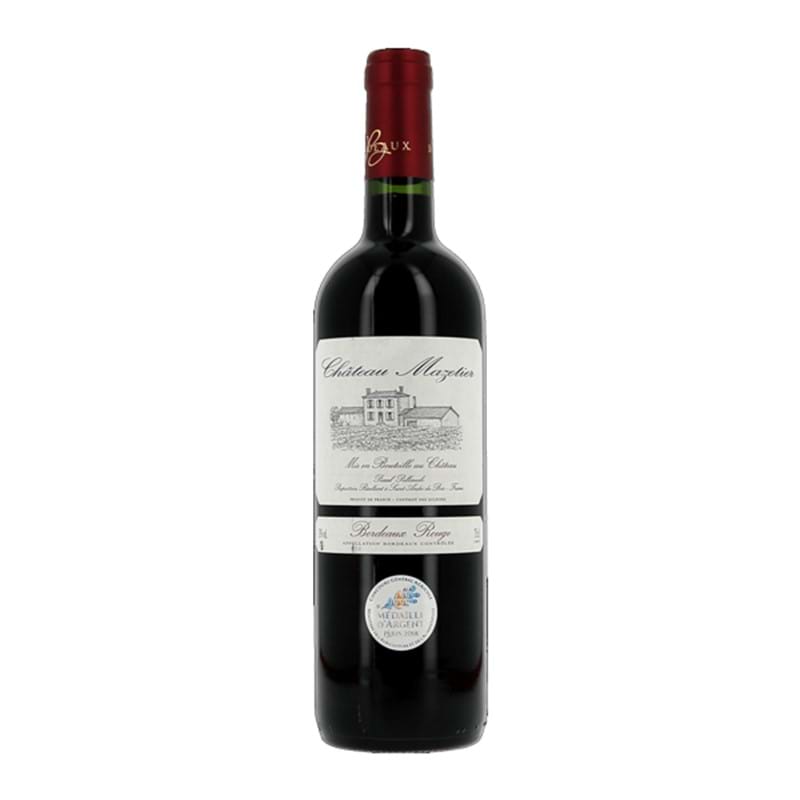 CHATEAU MAZETIER Bordeaux AOC 2018 Bottle/nc (Merlot/Cabernet Sauvignon) Image