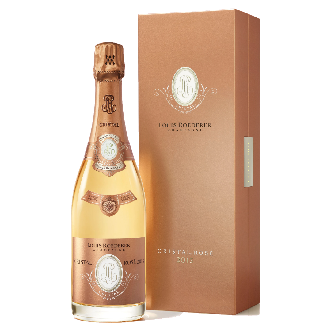 LOUIS ROEDERER Cristal Brut ROSE Millesime 2015 Bottle Image