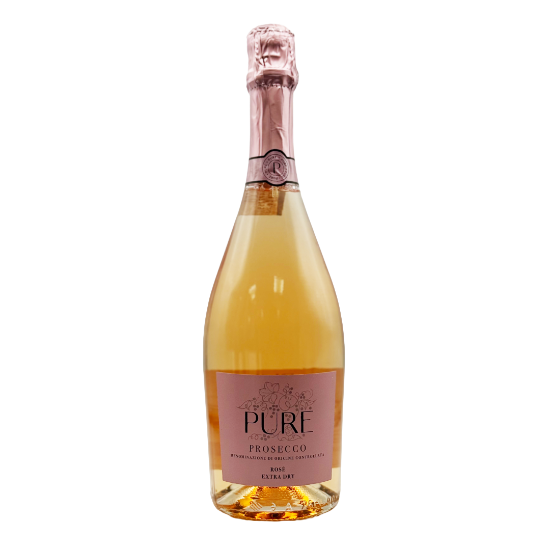 PURE Prosecco Rose DOC Extra Dry NV Bottle (75cl) 10.5%abv VGN Image