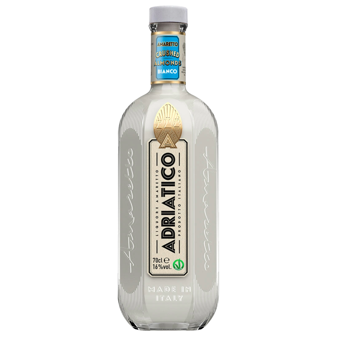 ADRIATICO AMARETTO Bianco Crushed Amaretto - Puglia, Italy Bottle (70cl) 16%abv VGN Image