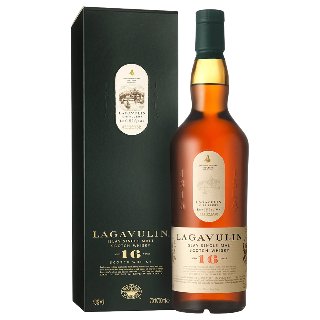 LAGAVULIN 16 Year Old Isle of Islay Single Malt Scotch Whisky Bottle (70cl) 43%abv Image