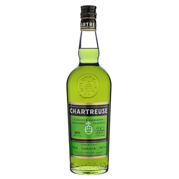 CHARTREUSE 'Green' Herb Liqueur from France Bottle (70cl) 55%abv Image