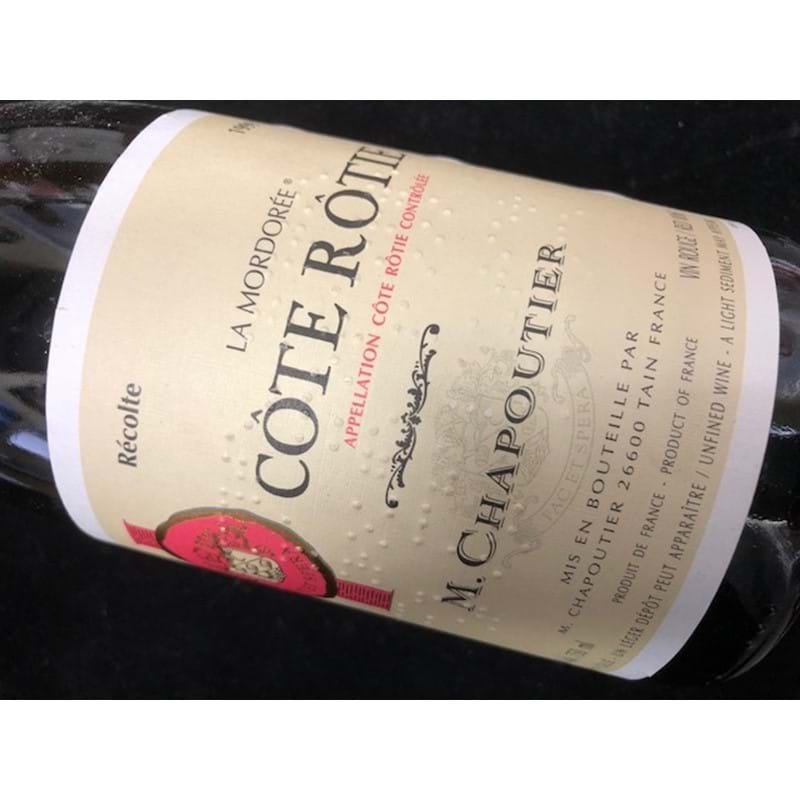 M. CHAPOUTIER Cote-Rotie, La Mordoree 1999 Bottle Image