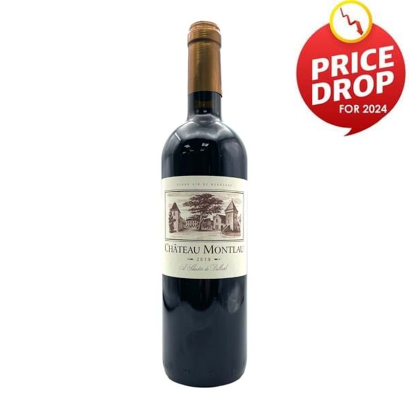 CHATEAU MONTLAU Rouge 'Classic' Bordeaux Superieur 2018 Bottle (Cabernet Franc/Merlot) Image