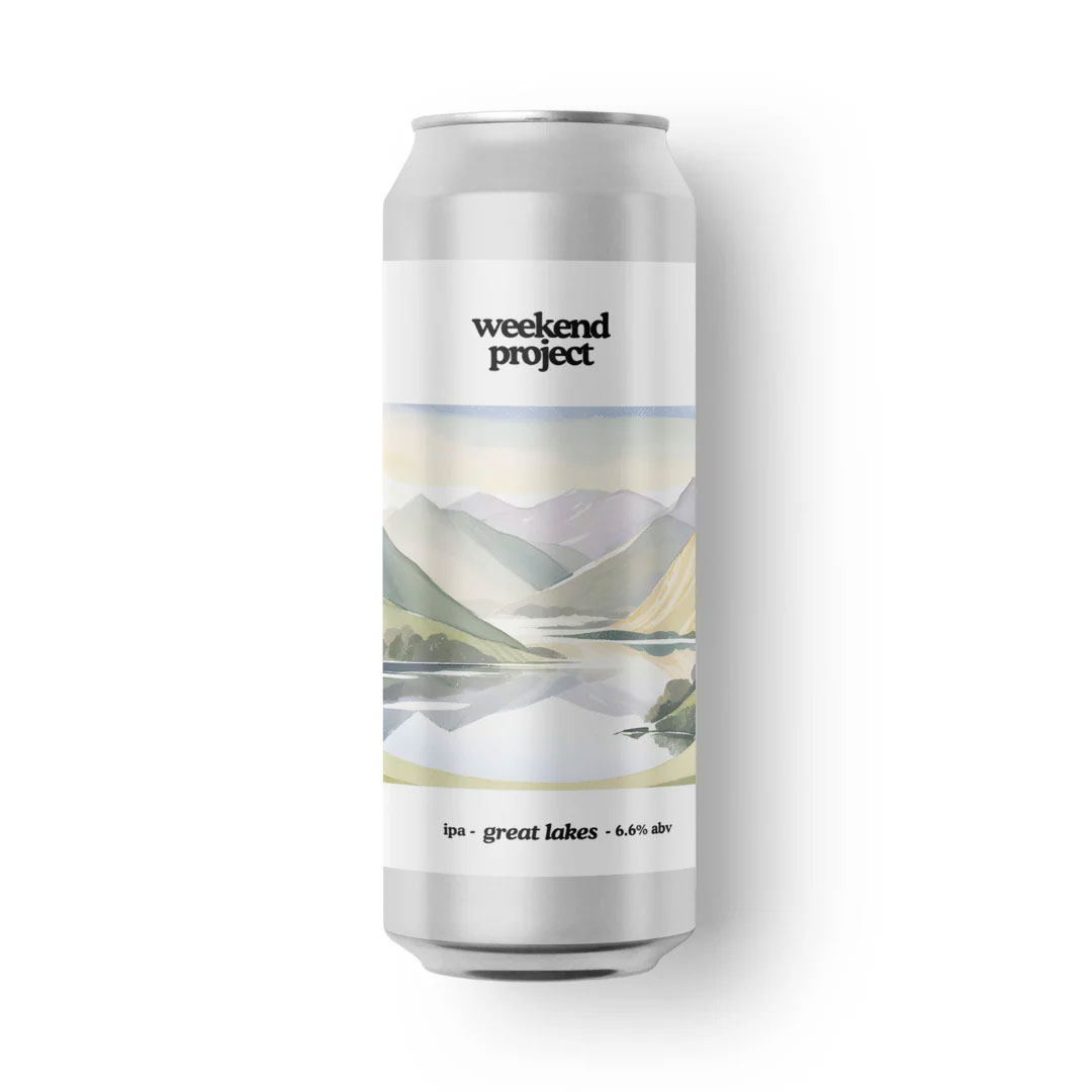 WEEKEND PROJECT 'Great Lakes' IPA CAN (500ml) 6.6%abv - VGN Image