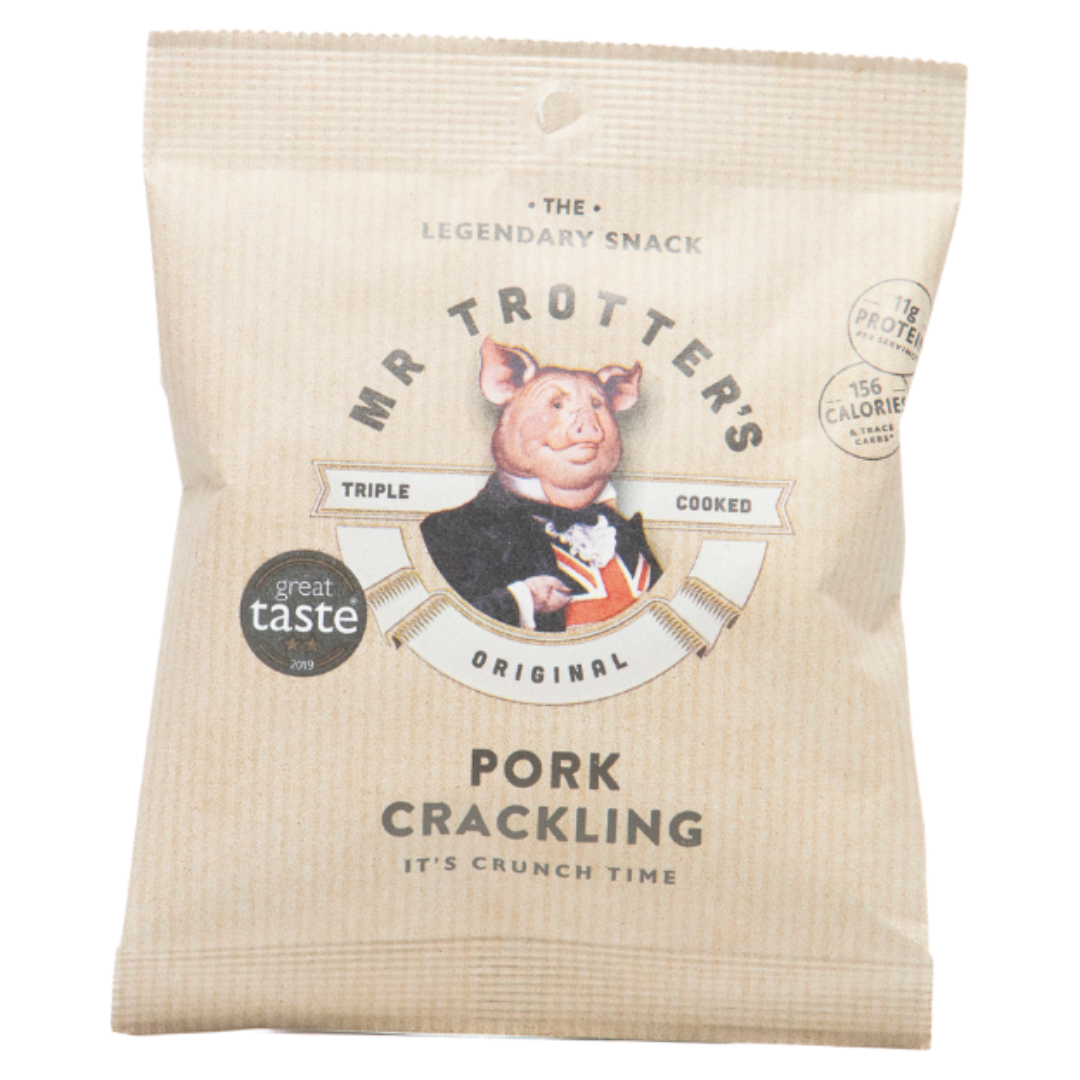 MR TROTTERs Triple Cooked 'Original' Pork Crackling Bag (30g) EACH Image