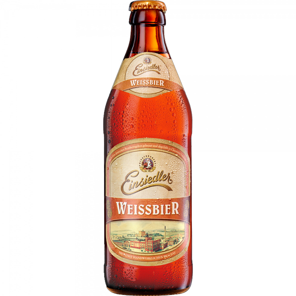 EINSIEDLER 'Weissbier' Wheat Beer Bottle (500ml) 5.2%abv Image