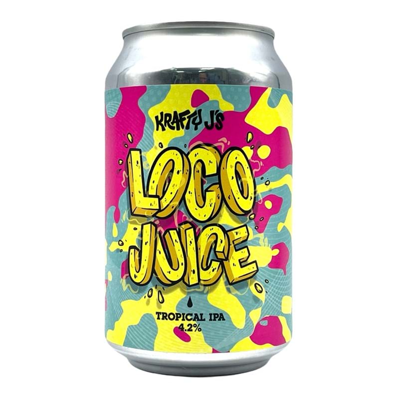 KRAFTY Js Loco Juice Tropical IPA CAN (330ml) 4.2%abv - SINGLE Image