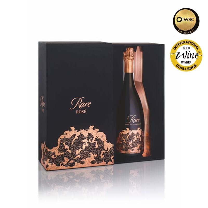 RARE CHAMPAGNE 'Rare' Vintage ROSE 2008 Magnum GIFT PACK - NO DISCOUNT Image