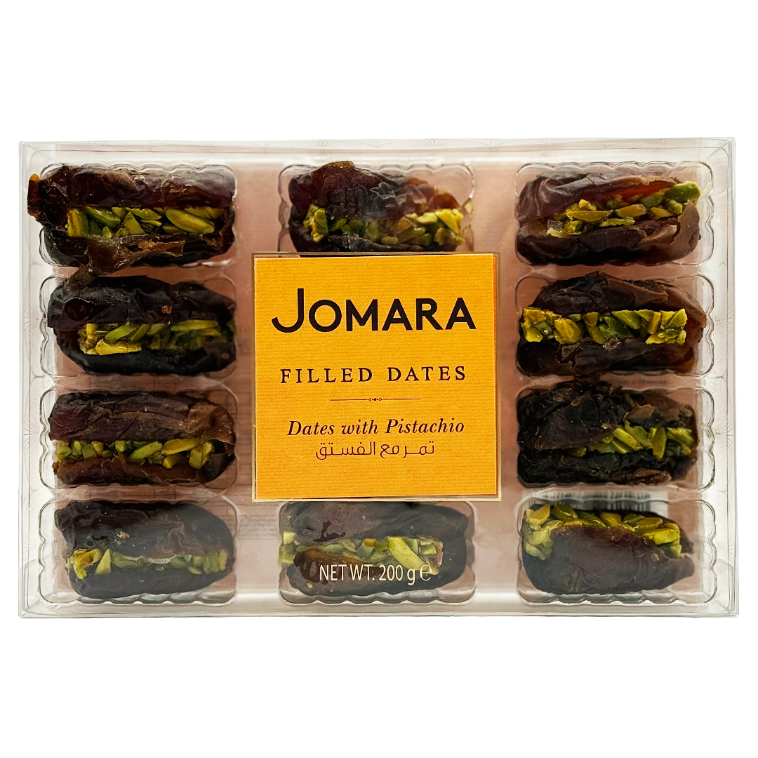 JOMARA Pistachio Filled Dates 200g (Christmas) Image