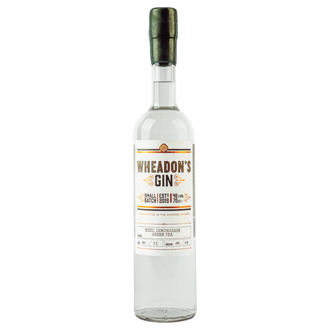 WHEADON'S Yuzu, Lemongrass and Green Tea Gin - Made in Jersey Bottle (70cl) 46%abv Image