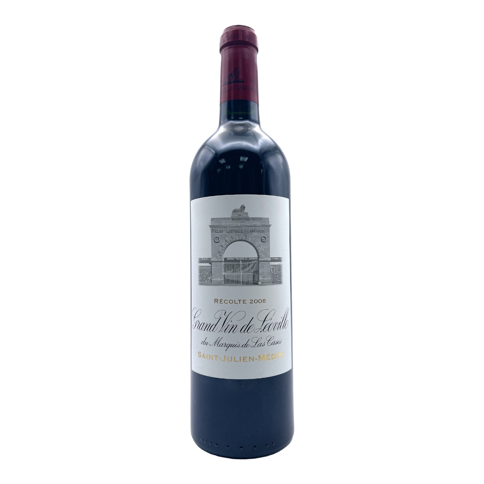 CHATEAU LEOVILLE-LAS-CASES 'Grand Vin de Leoville' 2eme Grand Cru Classe, Saint-Julien 2008 Bottle Image