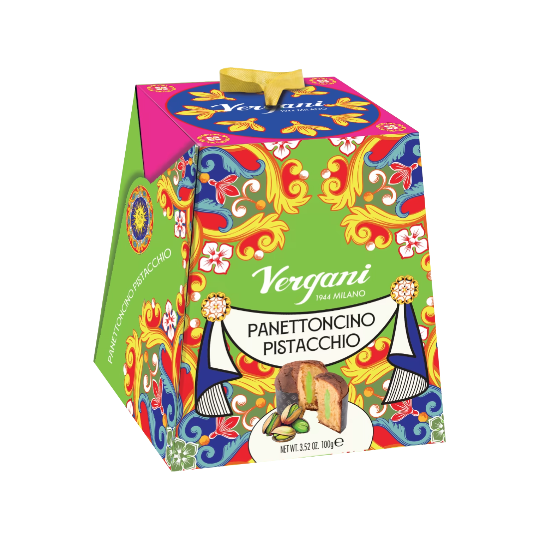 VERGANI Milano Panettoncino 'Pistacchio' 100g (Christmas) Image