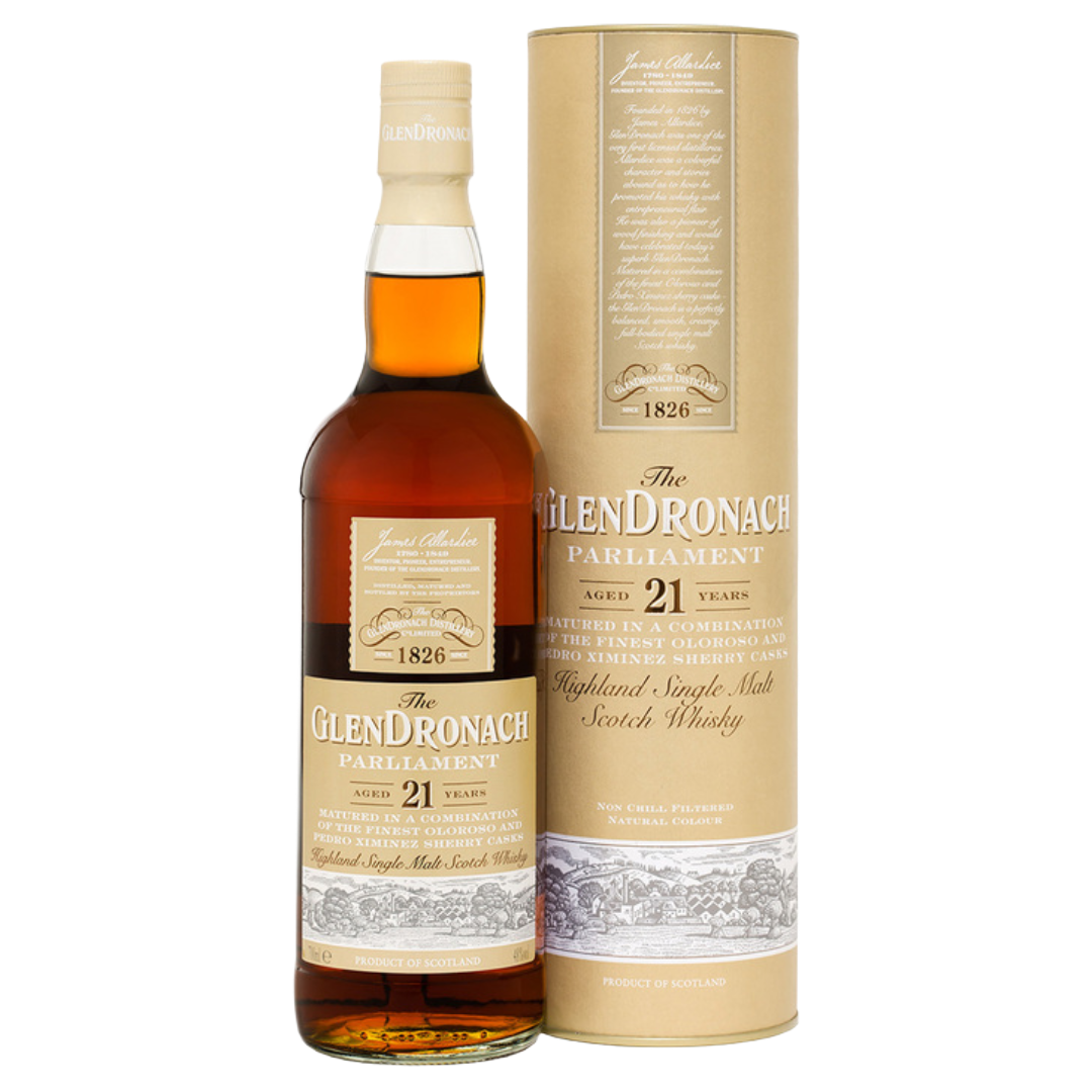 THE GLENDRONACH 21 Year Old 'Parliament' Highland Single Malt Whisky Bottle (70cl) 48%abv (los) Image