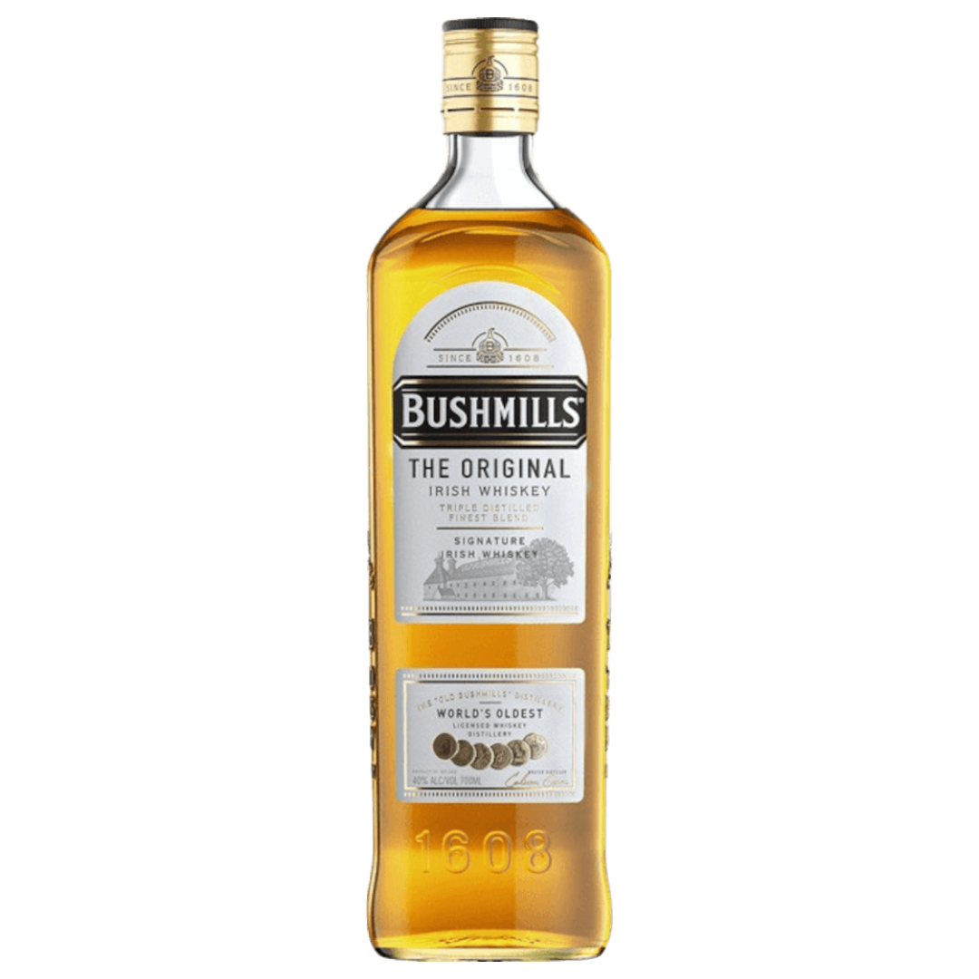 BUSHMILLS 'Original' Triple Distilled Smooth & Mellow Blended Irish Whiskey Bottle (70cl) 40%abv Image