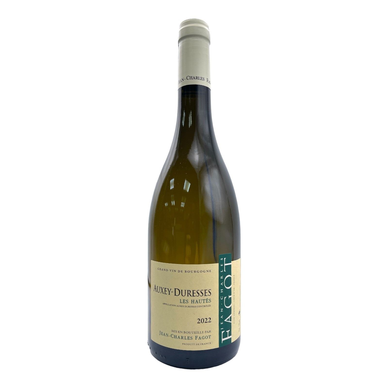 JEAN-CHARLES FAGOT Auxey Duresses Blanc 'Les Hautes' 2022 Bottle Image