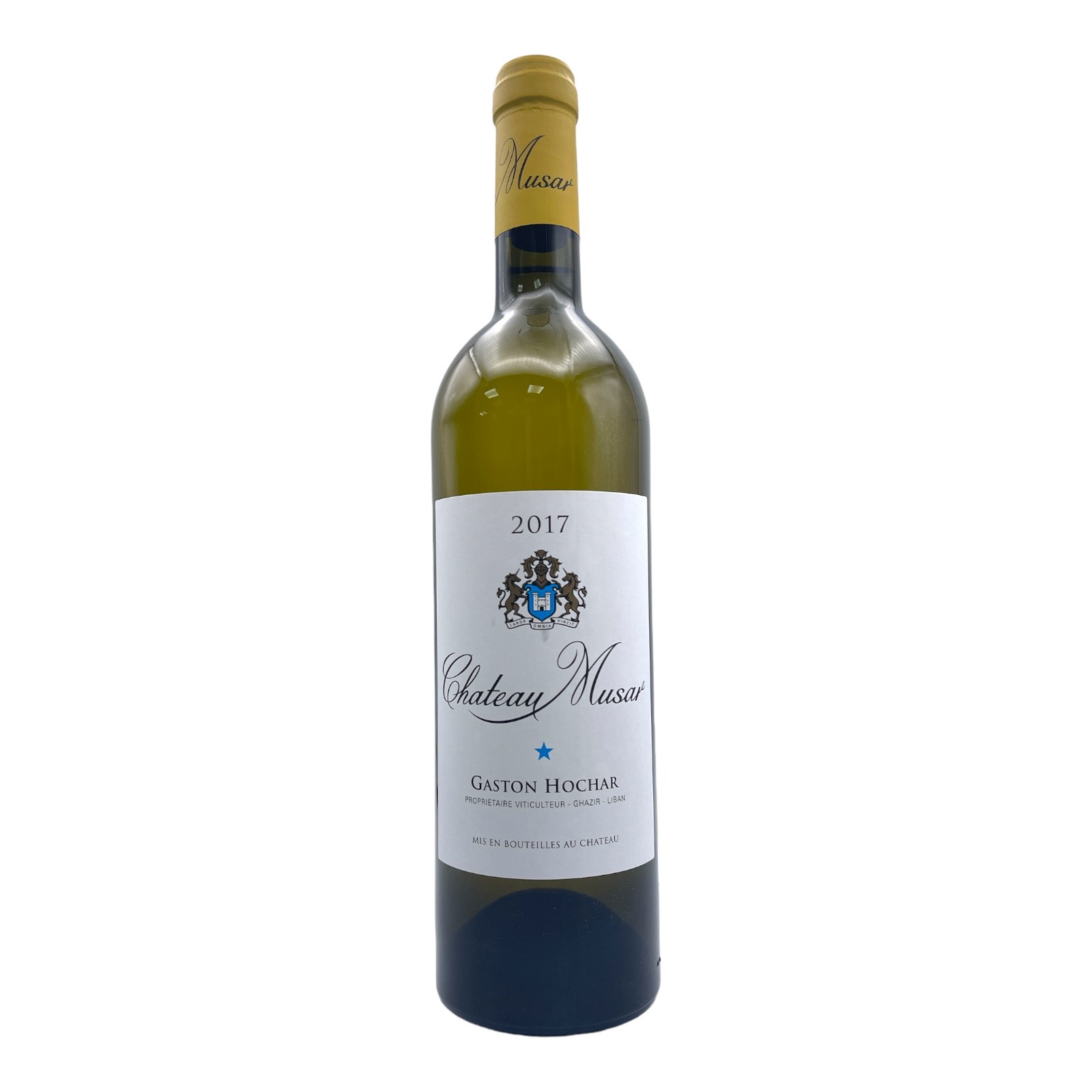 CHATEAU MUSAR White by Gaston Hochar, (Obaideh & Merwah) 2017/18 Bottle - VGN Image
