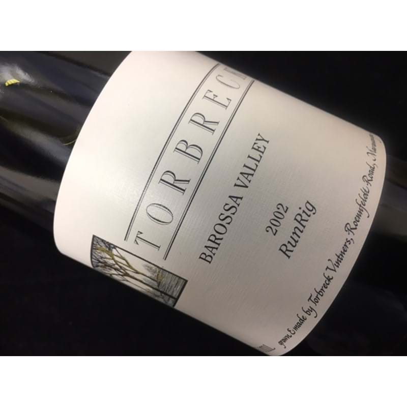 TORBRECK Shiraz 'Run Rig' 2002 Bottle - WA 99 points !!! - NO DISCOUNT Image