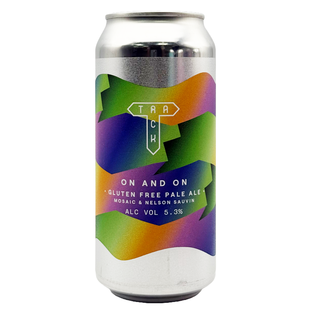 TRACK BREWING 'On And On' Gluten Free Pale Ale CAN (440ml) 5.3%abv GF Image