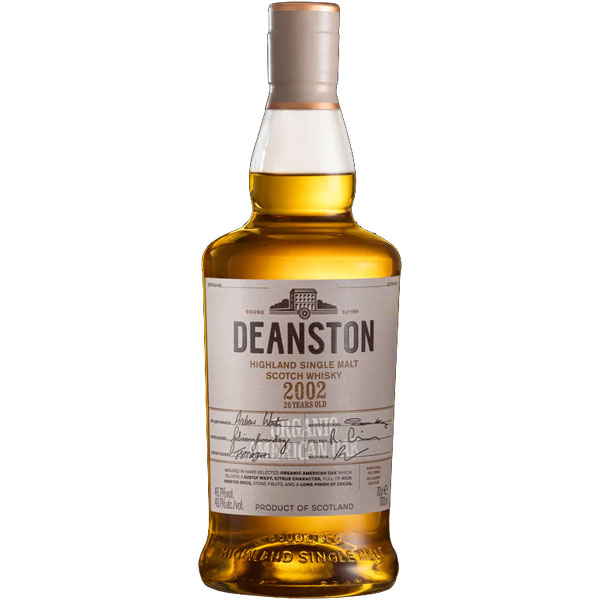 DEANSTON 2002 Organic American Oak Highland Single Malt Scotch Bottle (70cl) 49.7%abv Image